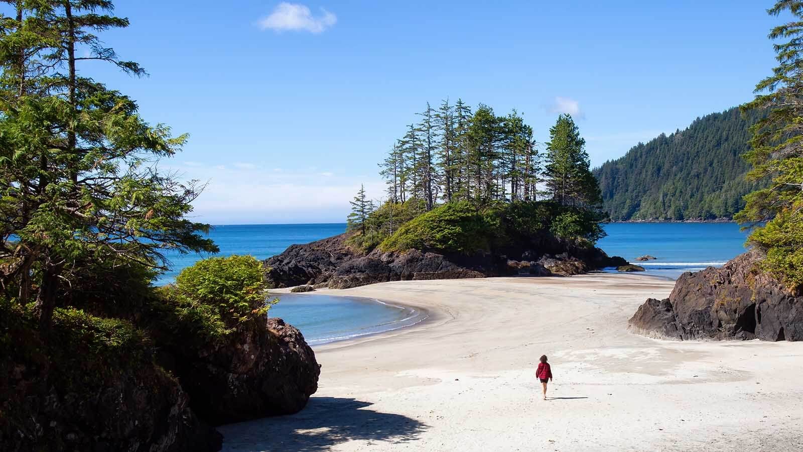 A beautiful beach on Vancouver Island